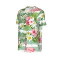 thumbnail image 6 of Fotbe Tropical Flamingo Baseball Jersey Shirt for Men and Women, Casual Short Sleeves Button Down T-Shirt-XX-Large, 6 of 9