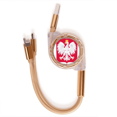 thumbnail image 1 of Polonia Europa emblema nacional Cable de carga telescópico múltiples USB tres en uno, 1 of 3