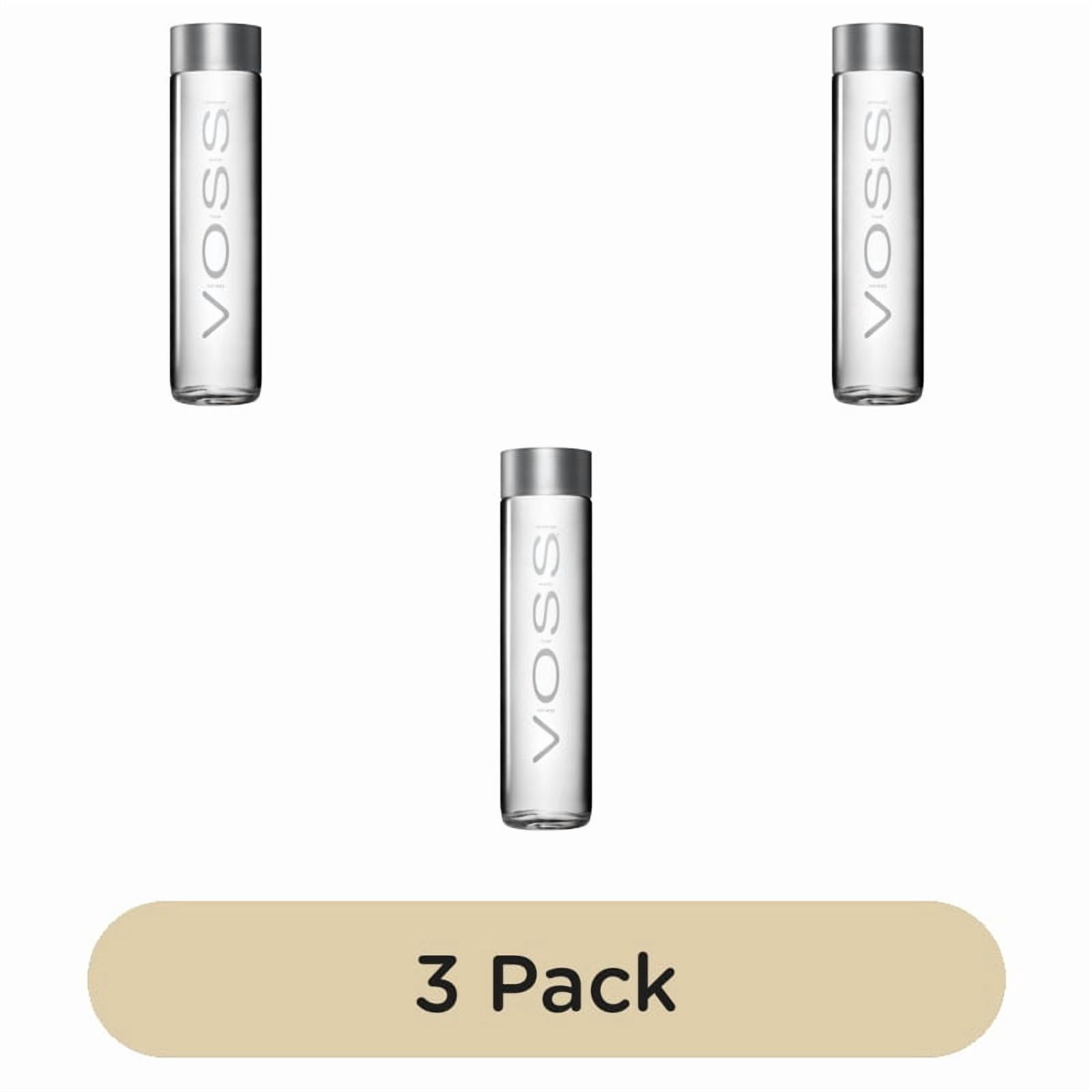 VOSS Still Artesian Water Glass Bottle 800ml, British Import (Pack of 3)