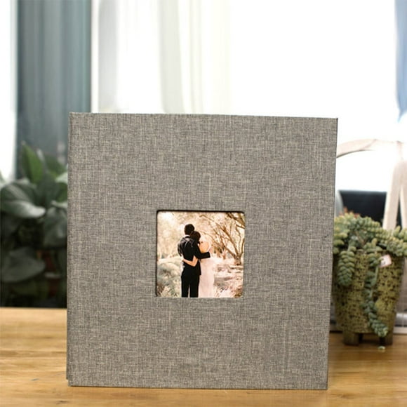LEEYNEER Large Photo Album Self Adhesive For 4x6 8x10 Pictures Magnetic Album DIY 40 Blank Pages Decorations for Home Clearance