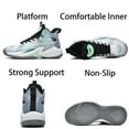 thumbnail image 7 of Men's Breathable Mesh Lace Up Basketball Shoes Fashion High-Top Non-Slip Sneakers Casual Gym Sports Tennis Jogging Running Walking Shoes, 7 of 7