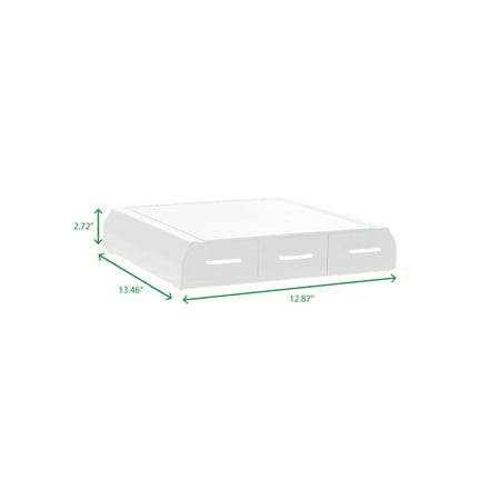 Mind Reader - PC Laptop IMAC Monitor Stand - White