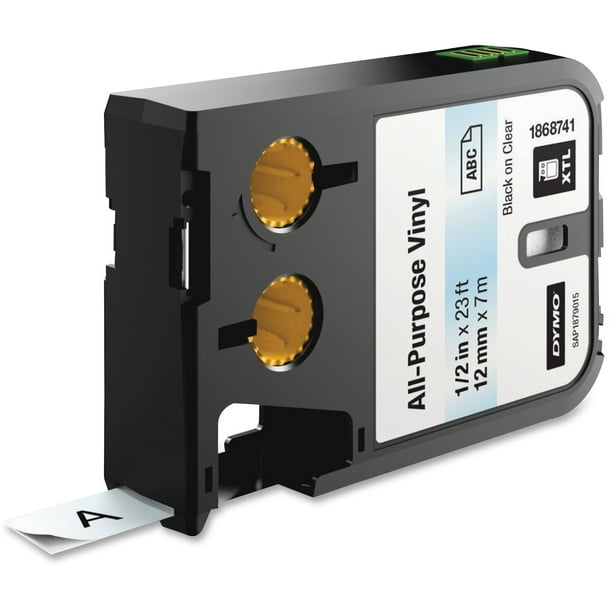 Dymo XTL AllPurpose Vinyl Label Cartridge, Clear, 1 Each (Quantity