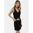 thumbnail image 2 of No Boundaries Vest and Mini Skirt Set, 2-Piece, Women’s, 2 of 5