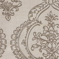 thumbnail image 4 of Michael Amini Rosewood 50" x 96" Grommet Window Curtain Panel in Silver, 4 of 5