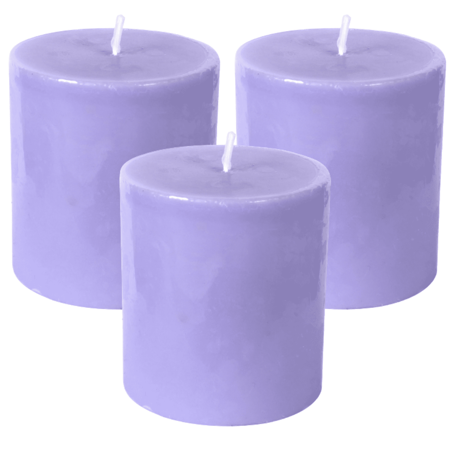 Scented Pillar Candles, 2.8x2.5 in. Wonderful Aroma Long Lasting