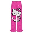 thumbnail image 4 of Hello Kitty Women Pajama Pants Comfy Pj Bottoms Soft Printed Lounge Pant with Pockets, 4 of 7
