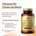 thumbnail image 3 of Suplemento Solgar de vitamina D3 250 mcg (10 000 UI) 120 cápsulas blandas, 3 of 7
