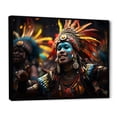 thumbnail image 2 of Designart "Dancing Zulus of Africa III" African Floater Framed Canvas Print, 2 of 7