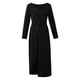 thumbnail image 4 of Vestido Informal Hasta Los Tobillos Con Cuello en V Y Manga Larga de Color Liso Para Mujer Odeerbi  ODB115397, 4 of 6