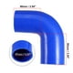 thumbnail image 3 of 1 Juego de manguera de silicona Unique Bargains Codo de 90 grados Azul ID de 57mm, 3 of 6