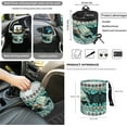 thumbnail image 4 of Yuyamidu Aztec Car Seat Cover Set of 12 Sea Turtle Auto Bucket Seat Covers Steering Wheel Cover Seat Belt Pad Armrest Cover Garbage Bin Air Vent Pocket Rearview Mirror Cover Coasters Keychain, 4 of 7