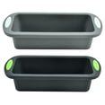 thumbnail image 1 of Silicone Loaf Pan for Baking Bread, Meatloaf, Cake, Non-Stick Reusable Rectangle Molds with Easy Grab Handles, 1 of 5