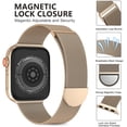 thumbnail image 5 of YuiYuKa Compatible With Apple Watch Bands 38mm 42mm 40mm 44mm 41mm 45mm Ultra 49mm，Adjustable Strap Magnetic Wristbands Milanese Loop Mesh Apple Wristwatches Bands for iwatch series 8 7 6 Se 5 4 3 2 1, 5 of 9