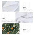 thumbnail image 2 of Yayeee Kitchen Hanging Hand Towels Set of 2 with Loop Bathroom Absorbent Tie Towel, Orange Flowers, 2 of 7