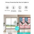 thumbnail image 5 of American Flag Window Privacy Film Stained Glass Window Film Decorative Windows Cover Static Windows Cling for Glass Door Eagle Watercolor USA Flag Stickers for Bathroom 19.6"x39.3", 5 of 7