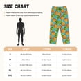 thumbnail image 2 of Salouo Pineapple Print Women's Pajama Pants Casual Loose Sweatpants PJs Flowy Pants Drawstring Palazzo for Women Wide Leg Pants Lounge Pajama -Large, 2 of 8