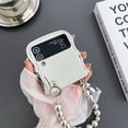 thumbnail image 4 of Funda de teléfono plegable personalizada con colgante de plata galvanizada para Samsung zflip3/4 generación zflip5/6 generación, 4 of 4