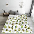 thumbnail image 5 of Sikiie Avocado Friends Ultra-Soft Micro flannel Blanket Luxury All Seasons Warm Blanket for Bedding Sofa and Travel (4 sizes)-50"x40", 5 of 7