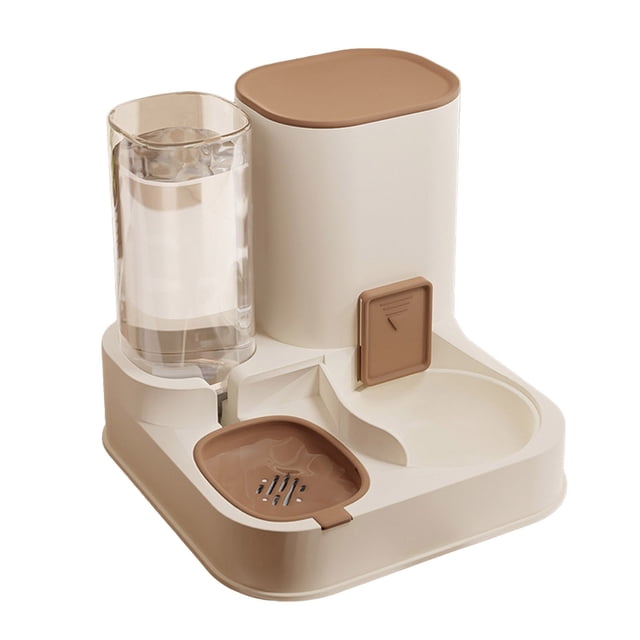 HBFAGFB Distributeur d'Eau Automatique 2-en-1 pour Chats d'Intérieur