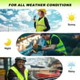 thumbnail image 7 of ProtectX Safety Vest for Men Women ANSI Class 2 High Visibility Mesh Reflective Construction Vest with 4 Pockets Green Small, 7 of 7