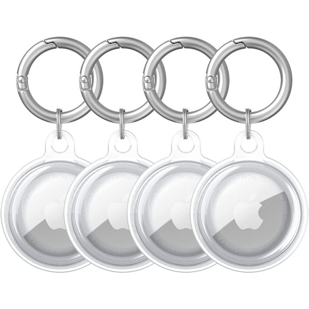 Porte-clés en cuir anti-perte pour Apple, étui de protection Airtags,  traqueur rétro, accessoires de dispositif de localisation, porte-clés de  haute qualité