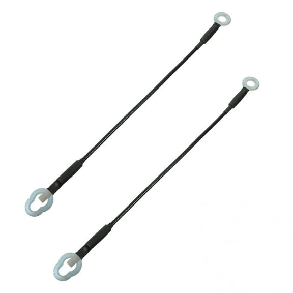 TRQ Tailgate Tail Gate Cable Pair for Toyota Tundra Double Cab Pickup Truck BDA39388