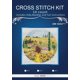 thumbnail image 1 of Girly travel patterns Counted Cross Stitch 14CT 14CT 18CT 25ct 28ct DIY Cross Stitch Kits Embroidery Needlework Sets18CT white fabric Gao Jinjia LED, 1 of 2