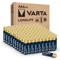thumbnail image 1 of Batería alcalina VARTA Longlife AAA, paquete de 100, 1 of 5