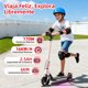 thumbnail image 2 of Honey Whale E11 Scooter Eléctrico Para Niños Luz Led 16km/h Rosa Claro, 2 of 8