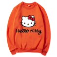 thumbnail image 1 of Hello Kitty Pull Femme Dessin Animé Printemps Automne Homme Col Rond Chandail à Capuchon Vêtements 2024 Nouveau Mode Couple Chandail en Molleton Hauts, 1 of 6