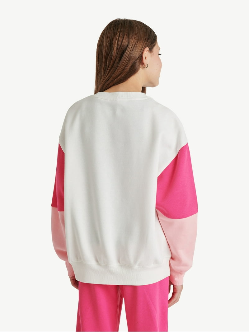 洋書 Super sweet girls 2 Colorblock Multi Stamp Sweatshirt - The Shoe Attic