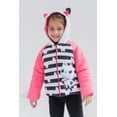 thumbnail image 3 of Dreamworks Gabby's Dollhouse Little Girls Zip Up Puffer Jacket Toddler to Big Kid, 3 of 5