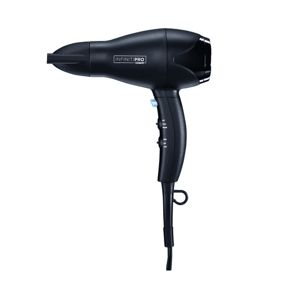Secadora Infiniti Pro Compacta Con Motor Ac 359es Color Negro