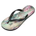 thumbnail image 2 of YAZAOOSummer Flip Flops Creatively Cute Birds Butterflies Flowers Simple Beach Sandals, 2 of 8