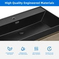 thumbnail image 5 of Uforic Wall Mounted Bathroom Vanity with Sink, 36 Inch Bathroom Sink Storge Cabinet with Drain, Sepia, 5 of 6