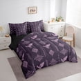 thumbnail image 3 of Feelyou Magical Dragon Twin Bedding Sets 7pcs, Purple Western Aztec Bedding Comforter Set, 3 of 8