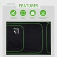 thumbnail image 5 of VIVOSUN D948 2-in-1 9x4 Grow Tent, 108"x48"x80" High Reflective Mylar with Multi-Chamber and Floor Tray for Hydroponic Indoor Plant, 5 of 8