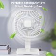 thumbnail image 3 of Ventilador recargable USB 2000mAh 3 velocidades Ventilador portátil Flujo de aire fuerte TFixol Ventilador, 3 of 7