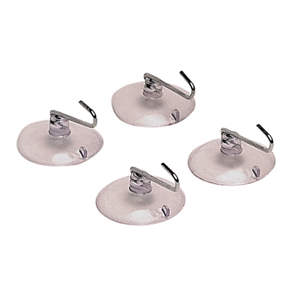 Suction Cups with Hook (1½"Diameter) - 20 Pack- Suction Cup Hooks - Versatile Window Suction Cups with Hooks for Glass Windows  Retail Home Use  Strong and Durable Suction Cup Hooks for Secure Hanging