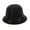 Black, variant on Full Eye Catching Bucket Hat Rhinestone Panama Spring Men Wide Brim Felt Stage Fisherman Hat