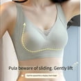 thumbnail image 2 of Hrsba Womens Plus Size Bra,Women's Sexy Bra-thin Cup No Steel RingUnderwear Gathered Sleep Bra,Womens Casual Summer Bra,Womens Bra, 2 of 5