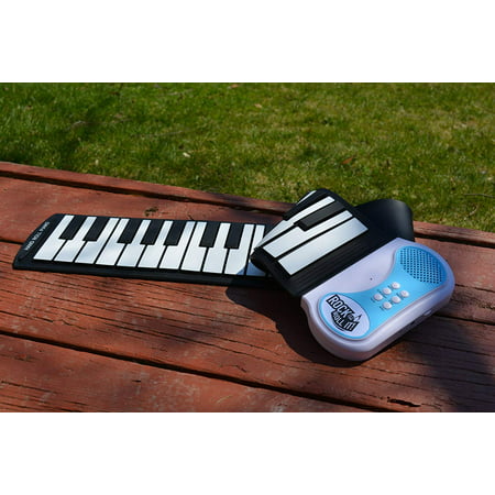 MukikiM Rock And Roll It - Piano. Flexible, Completely Portable, 49 standard Keys, battery OR USB powered. 2016 ASTRA Best Toy for Kids Award