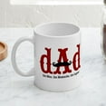 thumbnail image 4 of CafePress - Mustache Dad Mug - 11 oz Ceramic Mug - Novelty Coffee Tea Cup, 4 of 6