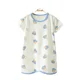 thumbnail image 5 of Pelele fino de seda de hielo para niños, ropa de dormir antipatadas, camisón para niños y niñas, ropa para el hogar, pijamas, ropa cómoda para bebés, 5 of 5
