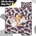 thumbnail image 4 of Pink and Purple Of Leopard Print Toddler Nap Mats for Kids Preschool,Sleeping Mat Bag or Kids,Toddler Sleeping Bag,Toddler Nap Mat or Daycare, 4 of 6