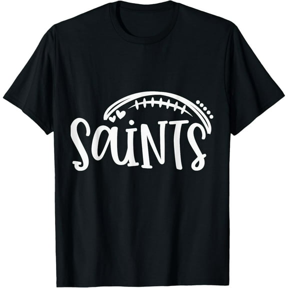 Saints Pride Football School Spirit Game Day T-Shirtmen and women can wear, black, white, gifts.S,M,L,XL,2XL,3XL,2261XL