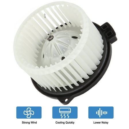 HVAC Plastic Heater Blower Motor w/Fan ABS Cage ECCPP fit for 2004-2008 for Solara /2002-2006 for Camry