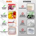 thumbnail image 2 of Contenedores de almacenamiento de alimentos SVKLHY de 4 cuartos de galón (3,8 de largo) x 10 con tapas NSF, 2 of 8