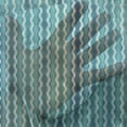 thumbnail image 3 of Abstract Tulle Curtains with Rod Pocket, Wavy Stripe Pattern with Grunge Design Swirls Pattern Antique Composition, Sheer Drape for Wedding Party 2 Panels, 7 Sizes, Aqua Blue Turquoise, by Ambesonne, 3 of 3